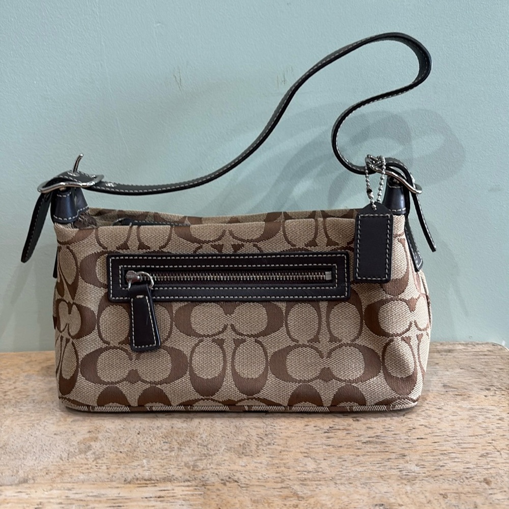 Coach Signature C Monogram Canvas Small Duffel Shoulder Bag - K05J-6044